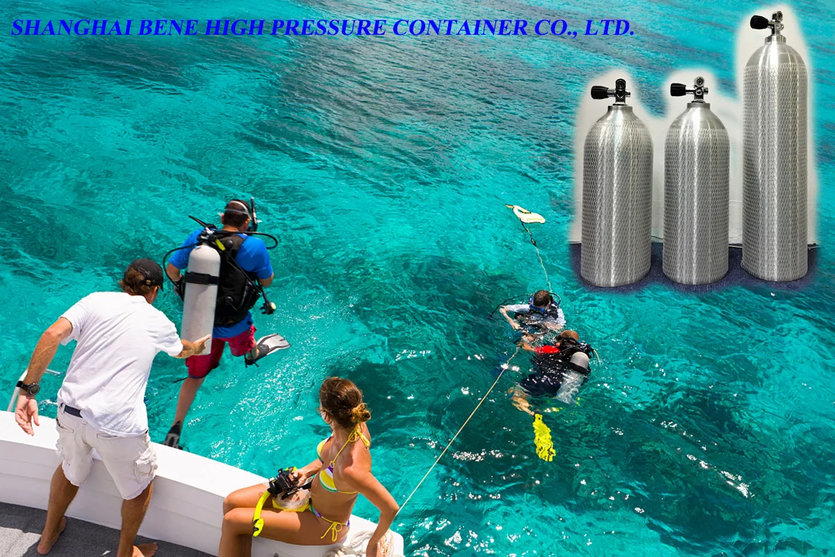 Factory Price Scuba Cylinder 3000psi Aluminum Diving Cylinder Diving