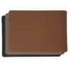 Tabletex Double Sided PU Faux Leather Rose gold PVC Placemats and Coaster