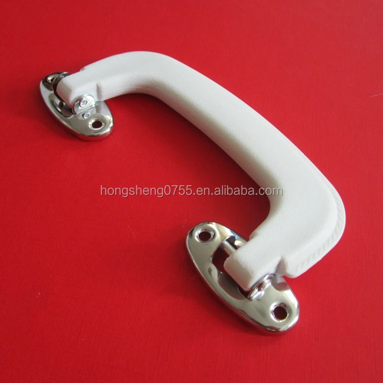 High Quality White Color Plastic Briefcase Pull Handle For Suitcase