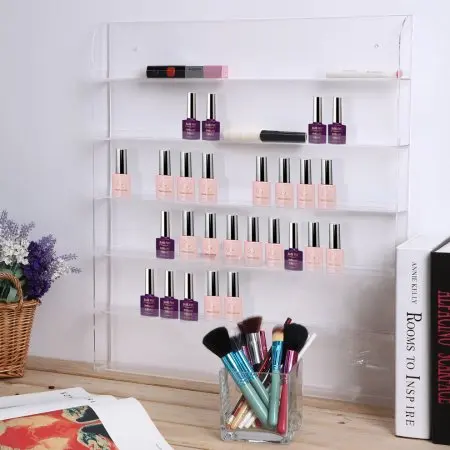 2025 New Design Essie Nail Polish Display Stand Clear Acrylic