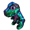 Uniqune fashion design colorful two side dolls magic sequin cartoon shape toys pillow