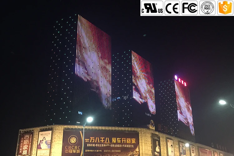 
Unique Waterproof IP68 Outdoor LED Pixel for Media Facade Lighting 