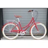26 inch red seule vitesse cru ville holandesa bicicleta for adulte/duncth vintage bicycle/ pas cher city bike bikilist