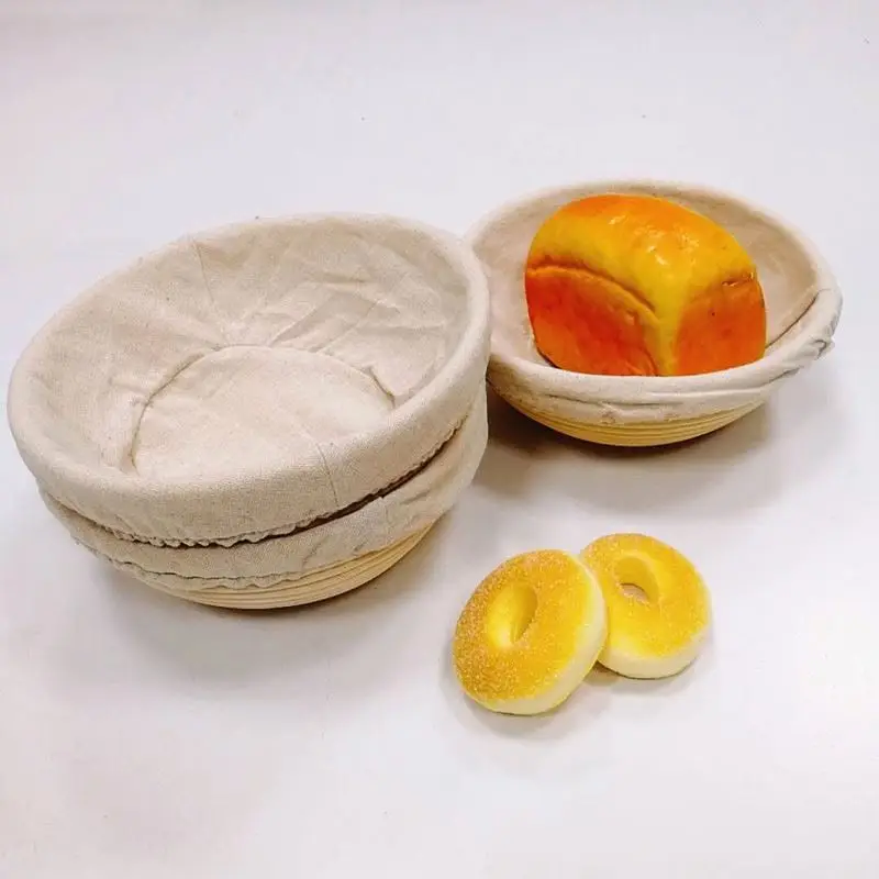 

China manufacturer banneton set of 2 bread proofing baskets