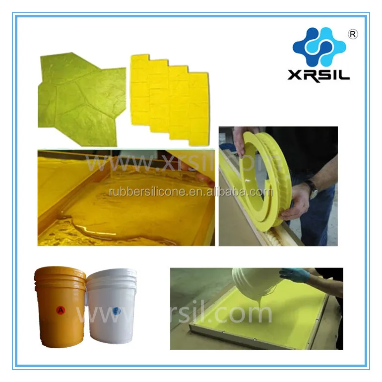 
Liquid Polyurethane Rubber for Concrete Stamp 