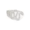 925 Sterling Silver Snake CZ Cubic Zirconia Ring Statement Rings For Women Jewelry