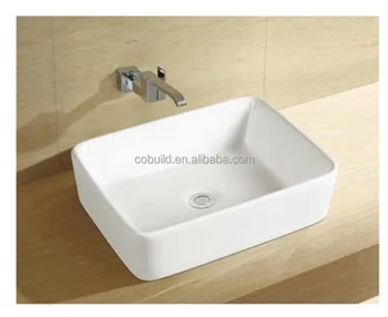 Art Rectangular Countertop Ceramic Basin Buy Ceramic Rectangular
