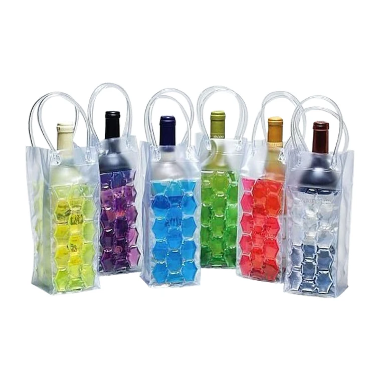 Custom Printing Pvc Eva Wine Cooler Gel Bag With Hander Custom Printing Pvc Eva Wine Cooler Gel Bag With Hander Product On