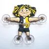 3D plastic figurine suction cup
