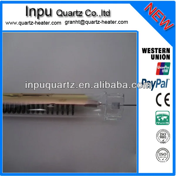 golden coating quartz heater lamp (1)