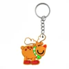 Custom 3d soft pvc keychain key chain / Soft Rubber Keychains / Silicone Keyring