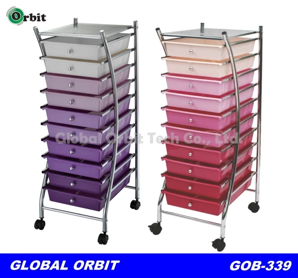 Home Storage Units Portable 4 Drawers Cabinet Storage Unit Trolley