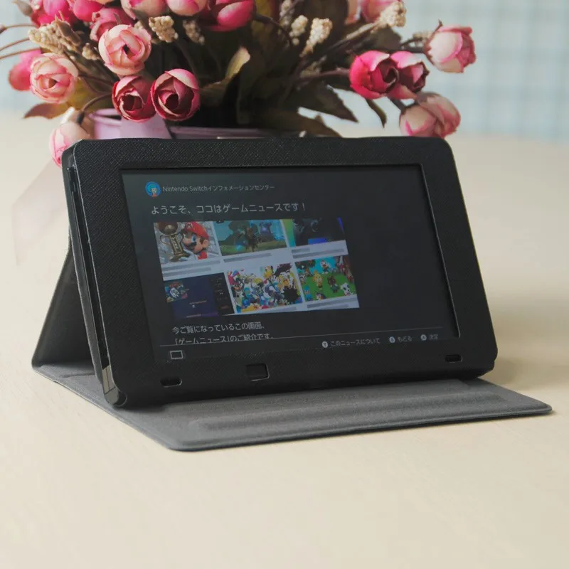 hot sell With Stand PU Leather Cover Case for Nintendo Switch,Game Box for Nitendo Switch