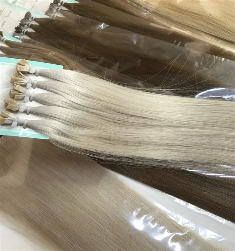 

Prebonded Italian Keratin tip Hair Double Drawn Human Hair U tip/Flat tip/I tip Hair Extensions