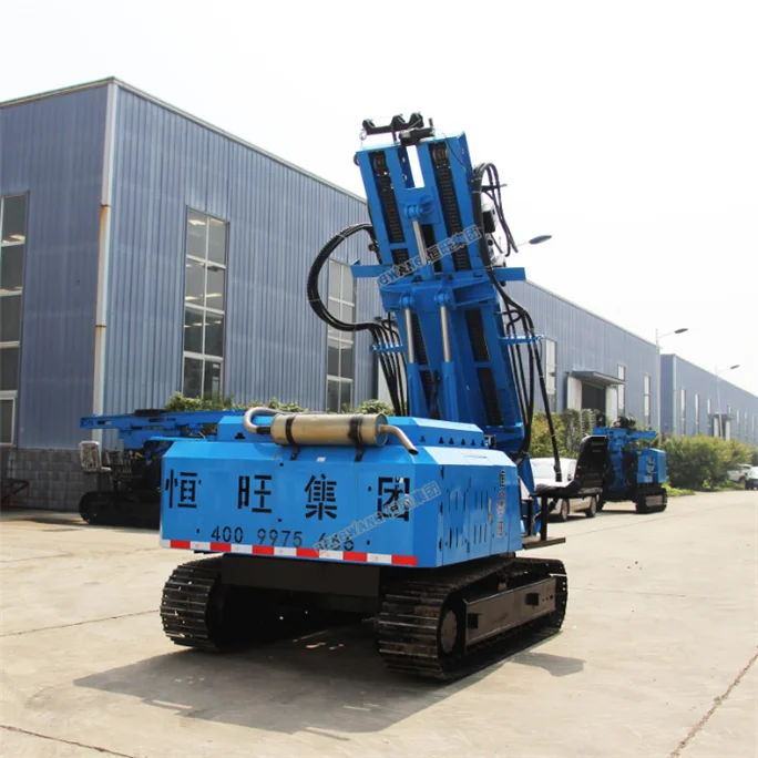 
China supply hydraulic auger drilling rig / pile driving machine / screw pile driver 