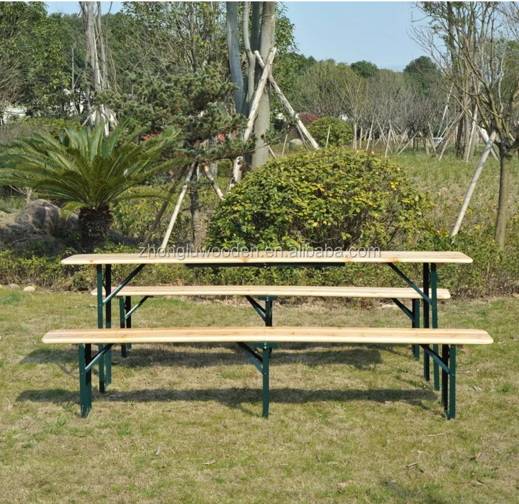 2017 Hot Sales Outsunny 7 Wooden Folding Picnic Table Set With