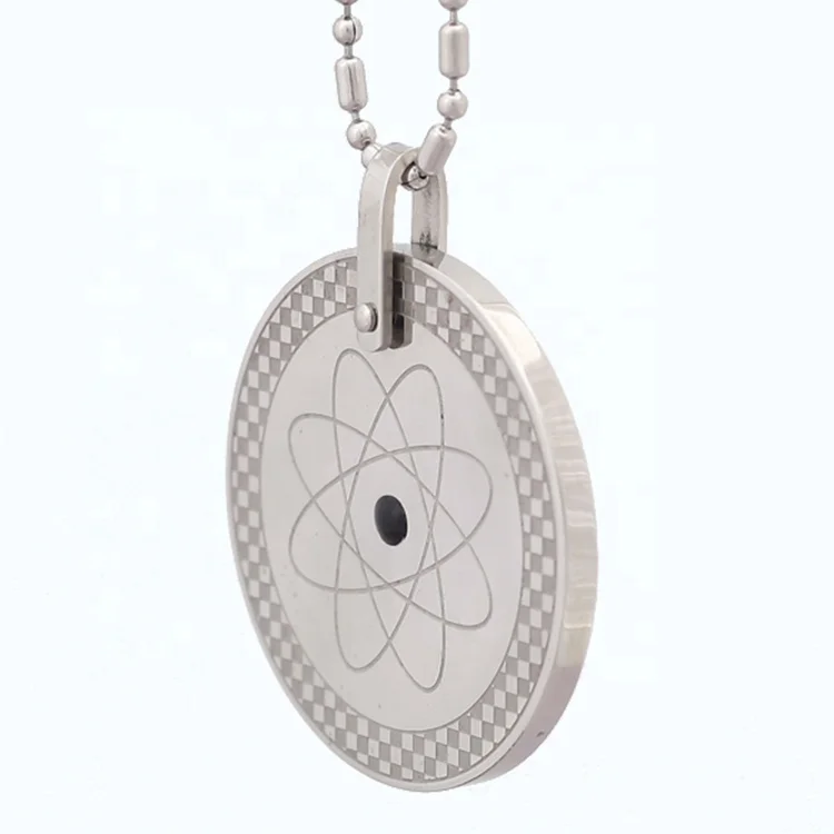 

Global Scalar Energy Quantum Stainless Steel Pendant With Germanium Far Infrared Negative Ion Stone