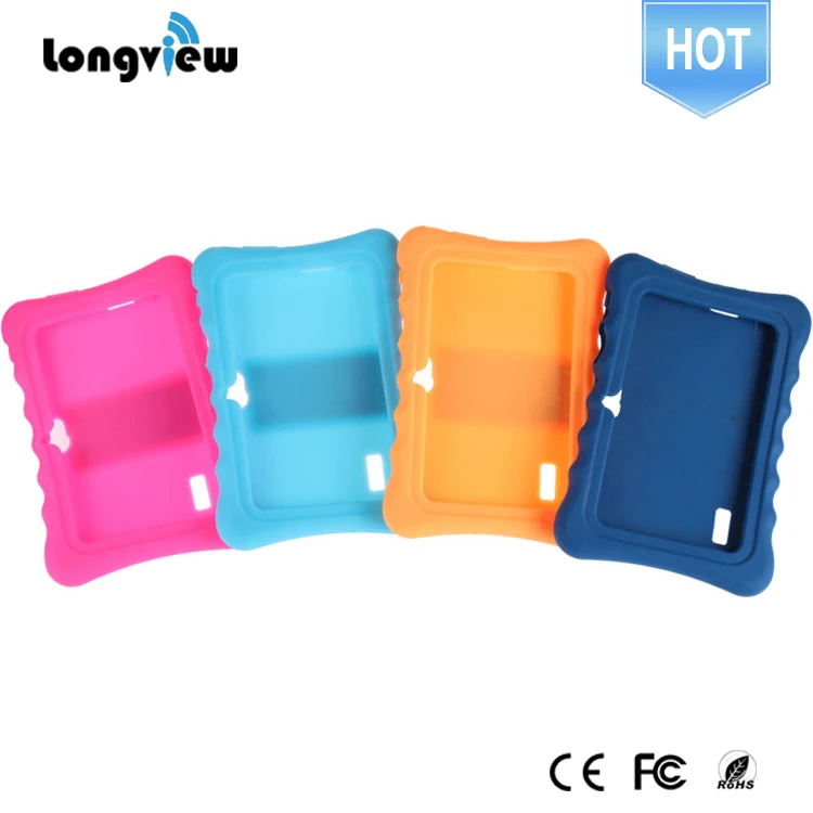 7 inch kids tablet Soft Rubber Shockproof Silicon Case Covers