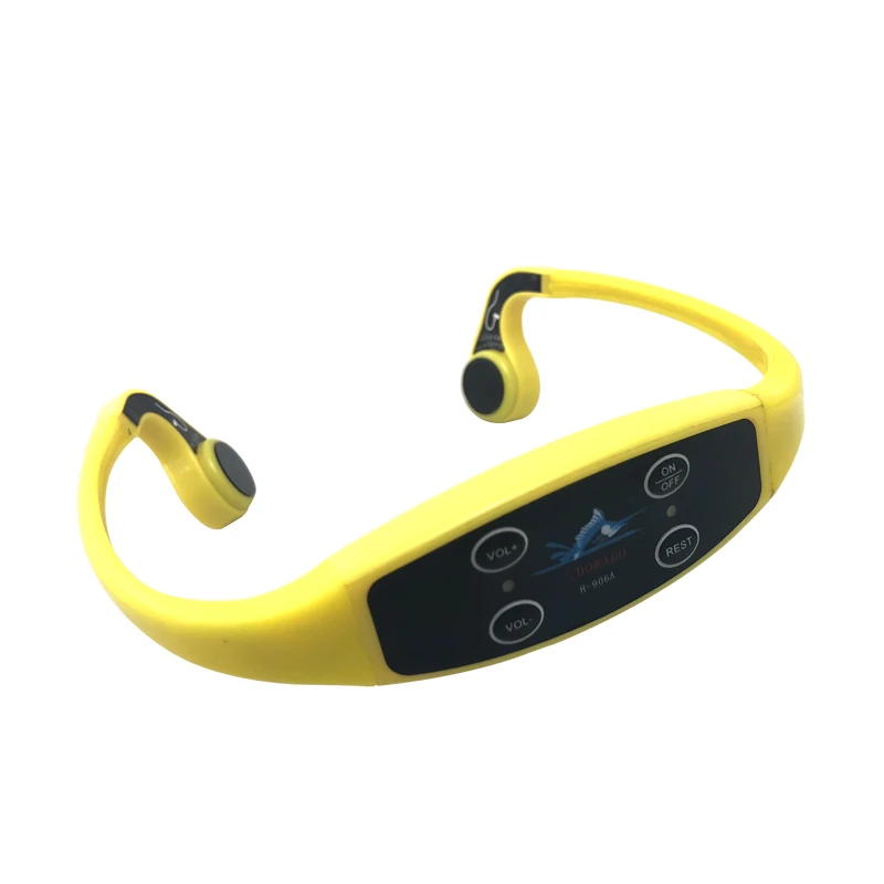 

2020 Waterproof Swimming Coaching Communication FM Transmitter Wireless H907 Bone Conduction Headphones Receiver