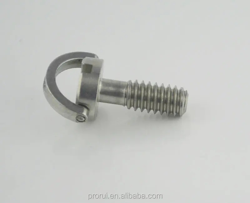New Innovations Stainless Steel Long 1/4" Ring Camera Mount Bolts And