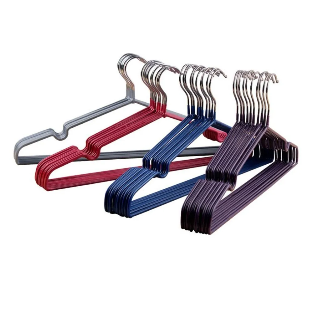 Inspring Stainless Steel Strong Metal Wire Hangers Clothes Hangers 16.5