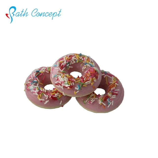 

Colorful Shape Of The Doughnut Bath Handmade Bubble Bar Bath For Kids, Mixed color/customized