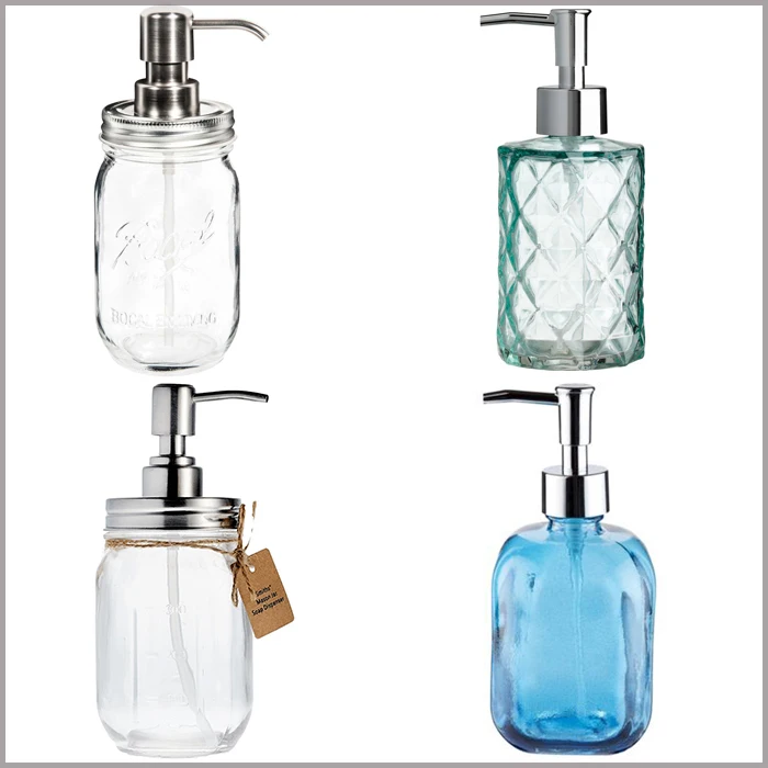 cheap glass soap dispenser