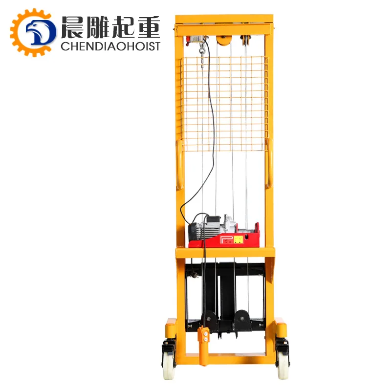 1TON HAND PALLET TRUCK AND MANUAL ELECTRIC STACKER POWER 1000KG