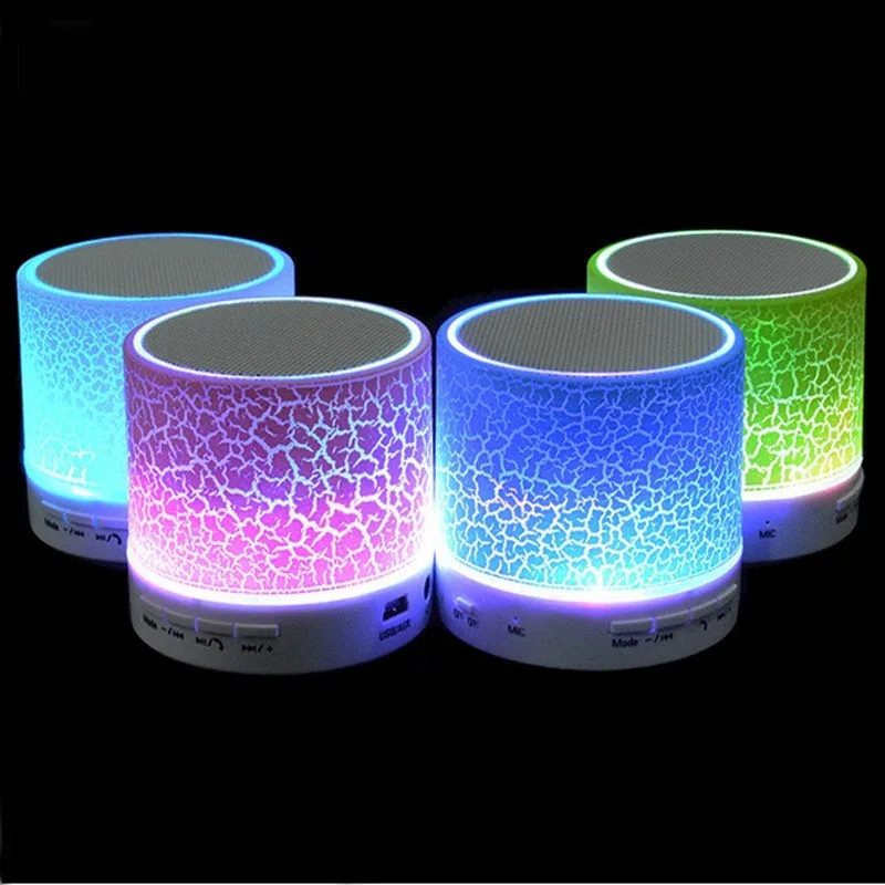 LED TF USB Subwoofer Loudspeakers Portable Wireless Bluetooth Speaker with 3.5mm MP3 Stereo Audio Music Player - ANKUX.COM