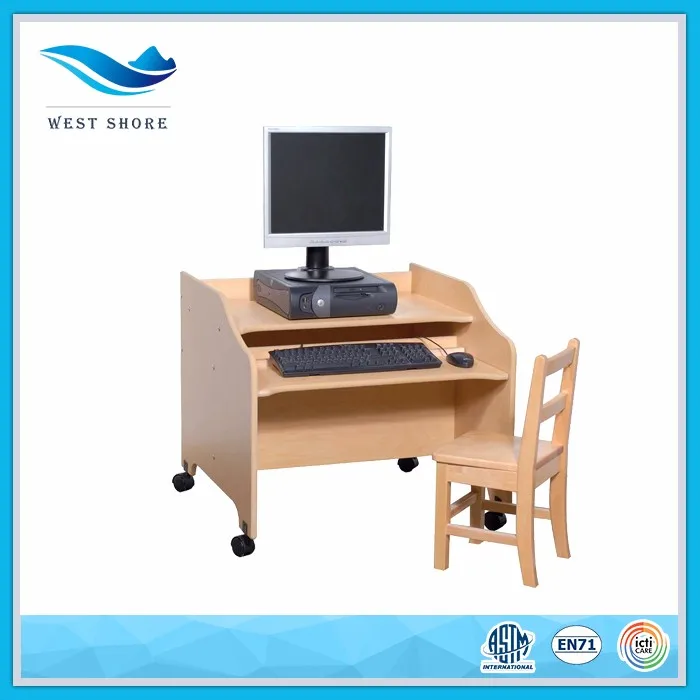 School Furniture Students And Teacher Computer Desk Table For Kids