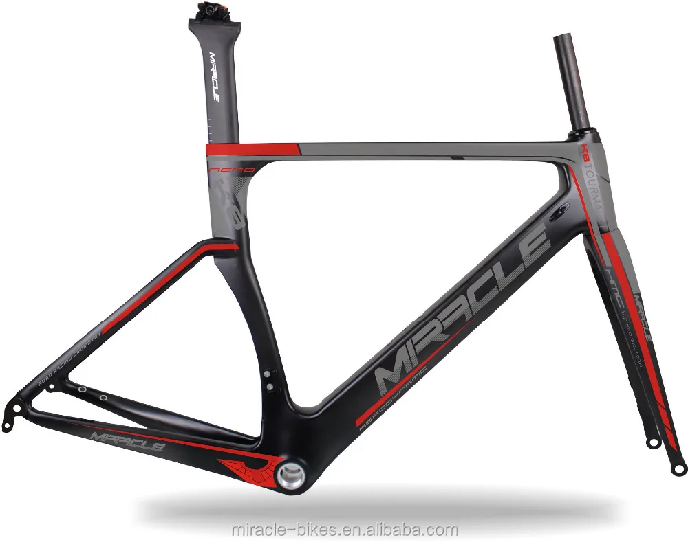carbon frame road bike with disc brakes