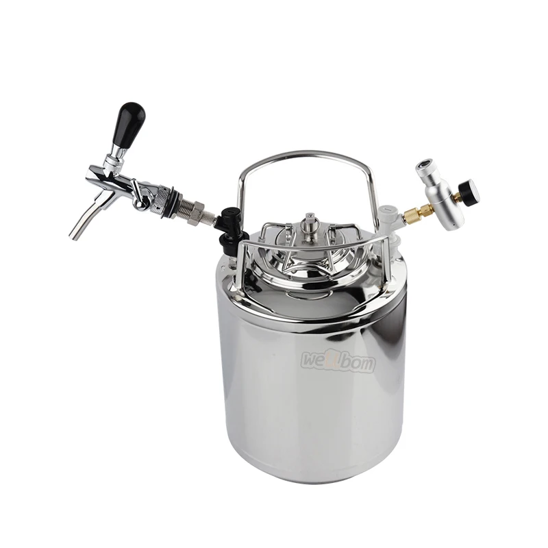 Homebrew 2.5 Gallon 10l Ball Lock Keg Stainless Steel Cornelius Keg