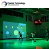 Interactive floor /wall projection system with attractive effects