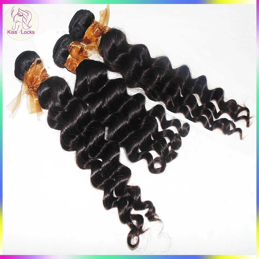 

Factory Burmese Loose Deep Wave Human Hair Weave Cut From One Donor 10A Best Quality Good Delivery