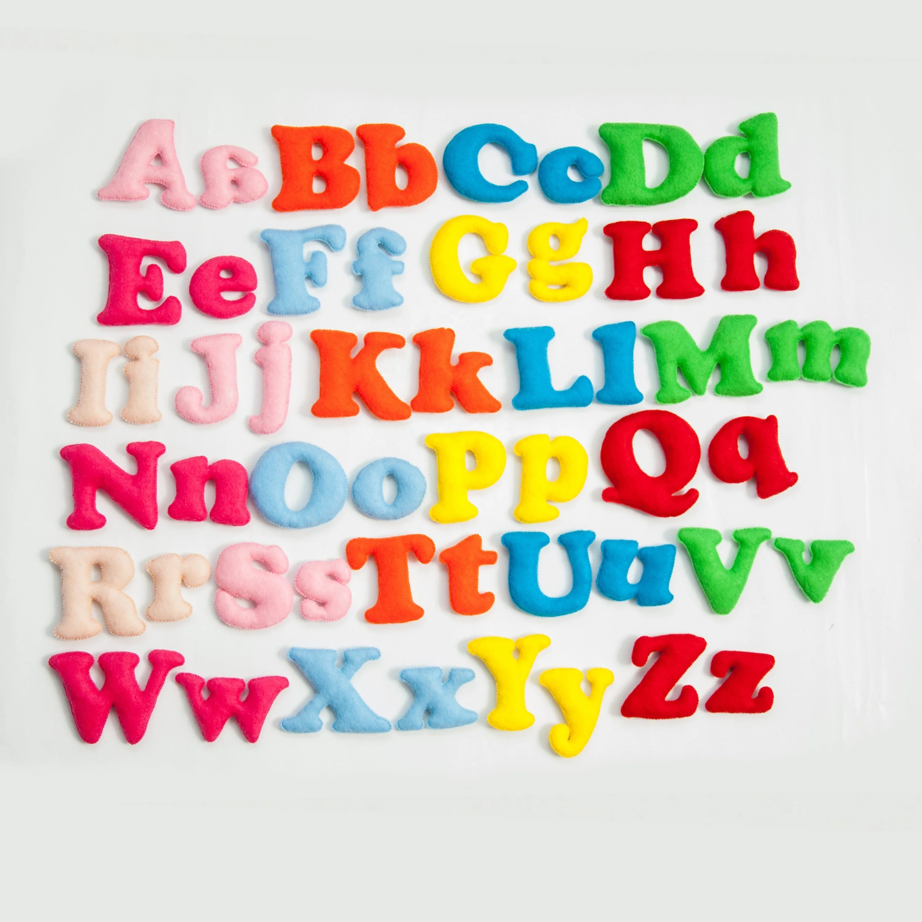 felt letters educational game handmade alphabet felt alphabet A-Z Colorful Felt Alphabet stuffed alphabet\u00a0 preschool