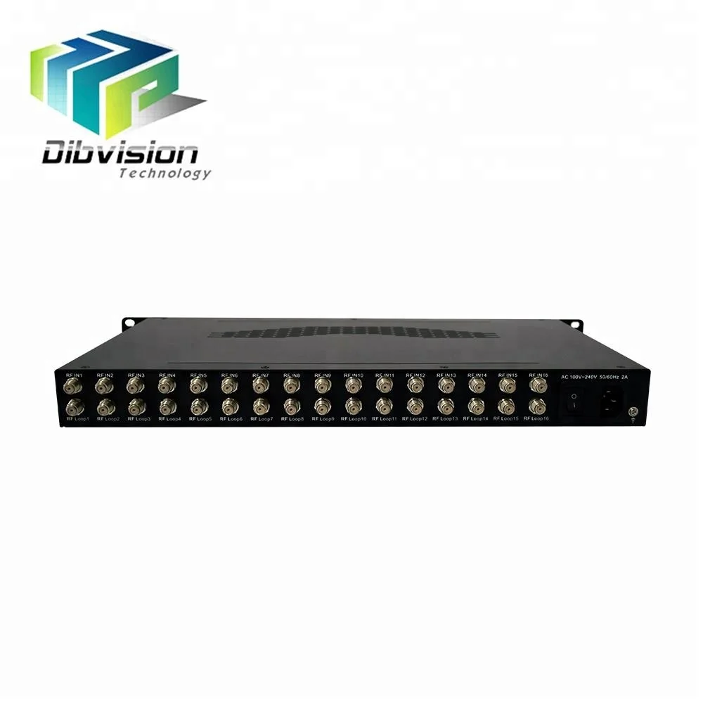 

TS processor IP and DVB-C to ISDB-T RF modulator