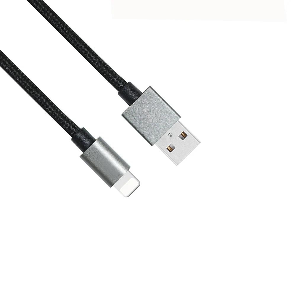 

High quality nylon braided 1M MFI cable for iphone