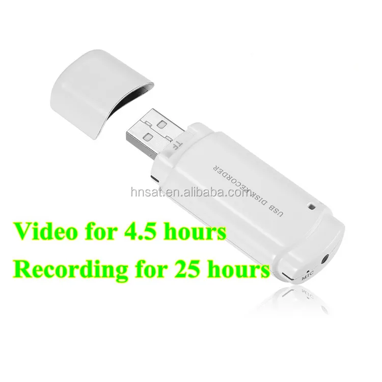 mini audio video recorder like a regular usb flash drive video recorder, long time voice recording