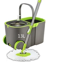 

ENLiF Dust Wet Mop Head Mop Spray Bucket Extended Handle