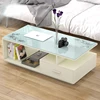 modern customized wooden transparent acrylic furniture table for living room