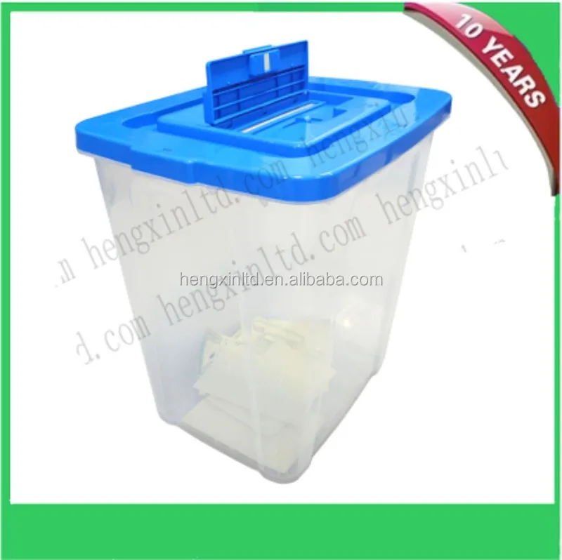 China Manufacturer Plastic Packaging Container Or Voting Box For Election