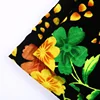 Floral pattern 100 percent poly woven printed velvet print fabric for clothing