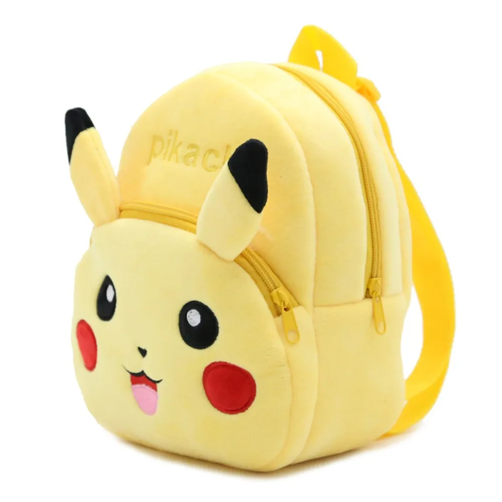 Soft Nap Pikachu Backpack Pokemon Baby Bag School Shoulder Boy Children Agers Pocket Monster By0060