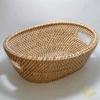 Wholesale handmade bamboo serving tray, rattan serving tray, bamboo rattan storage basket