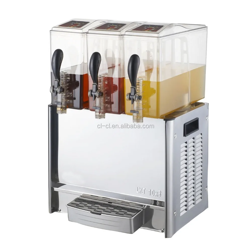 Caterwin Best Selling Commercial Beverage Buffet Juice Container 3 Tank  Juice Tea Beer Water Dispenser - China Juice Machine, Juice Maker