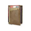 Genuine leather men's driving card package purse mens real cowhide driver's license wallet