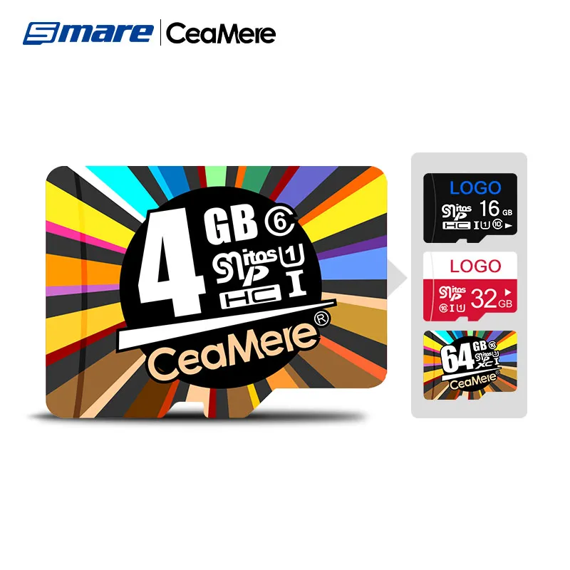 

Smare Wholesale Memory card 4GB 8GB 16GB 32GB 64GB 128GB Class10 U3 Warranty 5years Full Actual Capacity 32GB Micro TF SD Card