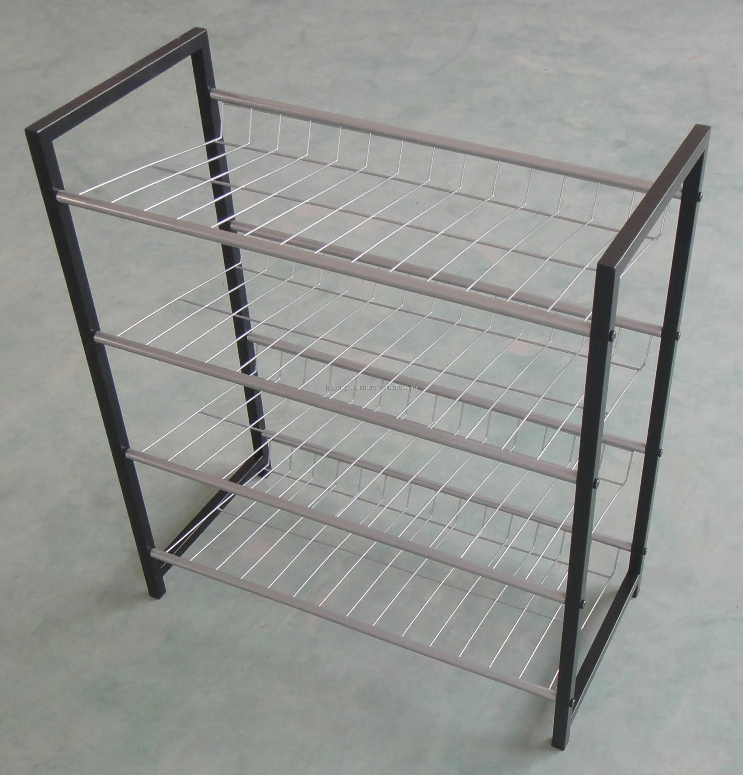 Household Metal Wire Shoe Rack 4 Tier Shoe Storage Organizer Buy Sepatu Penyimpanan Organizer 4 Tingkat Rak Sepatu Kawat Logam Rak Rak Rak Sepatu Rak Sepatu Product On Alibaba Com