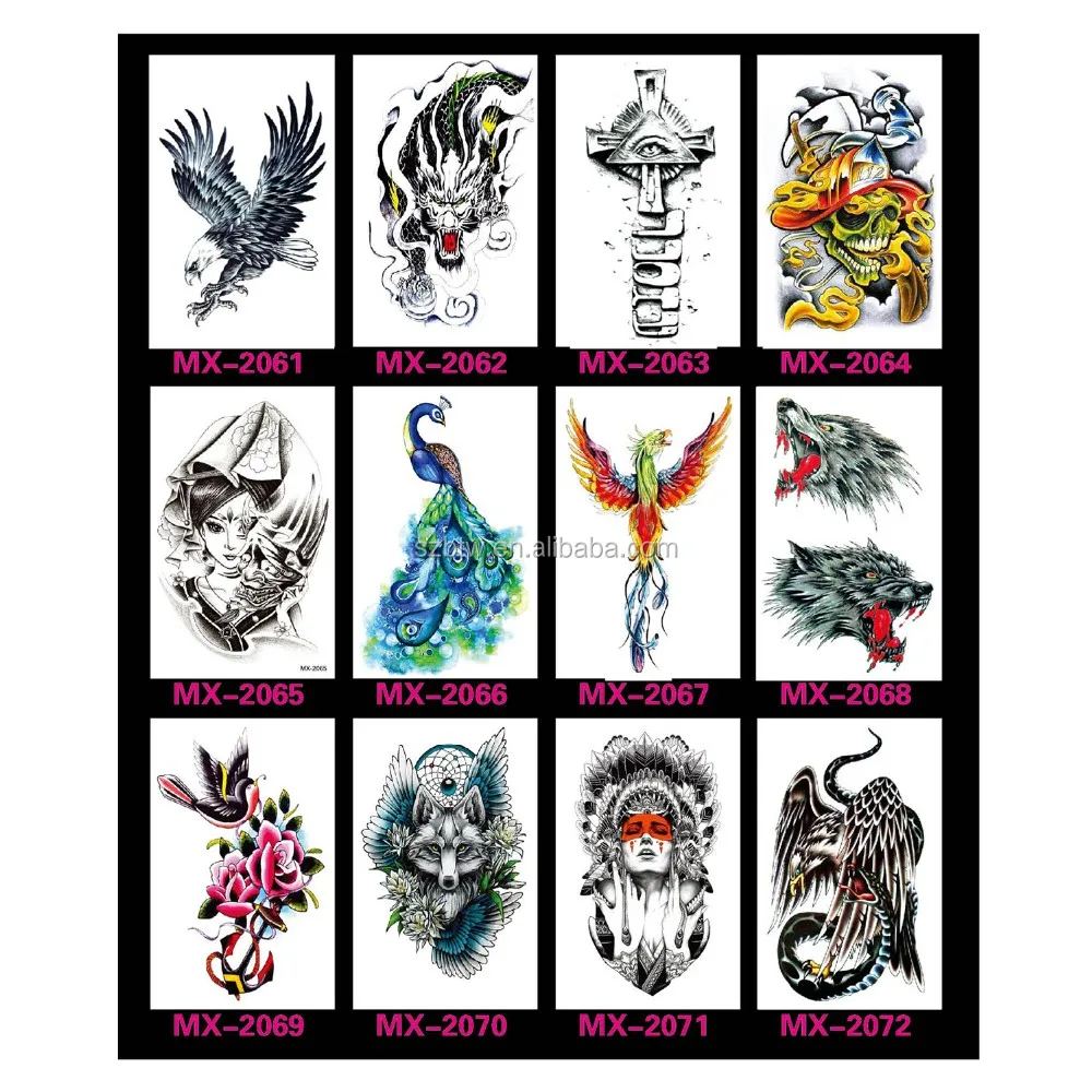 Eco-friendly Non-toxic Tattoo Temporary Water Transfer Full Body Tattoo Female Arm Tattoo