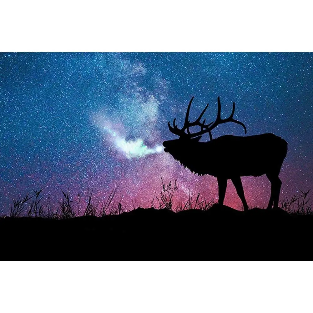 Fairylove 30×40 Diamond Painting Kit Full Paint with Diamonds Dotz Kit Cross Stitch Kits DIY Art Craft for Fun,Moose